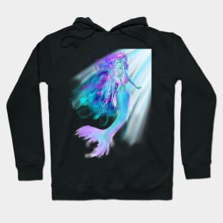 Nautical Colorful Ocean Mermaid Lovers Mermaid fantasy design Hoodie